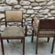 Pair of armchairs bridge art deco