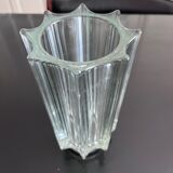 Molded glass vase from the 50s
