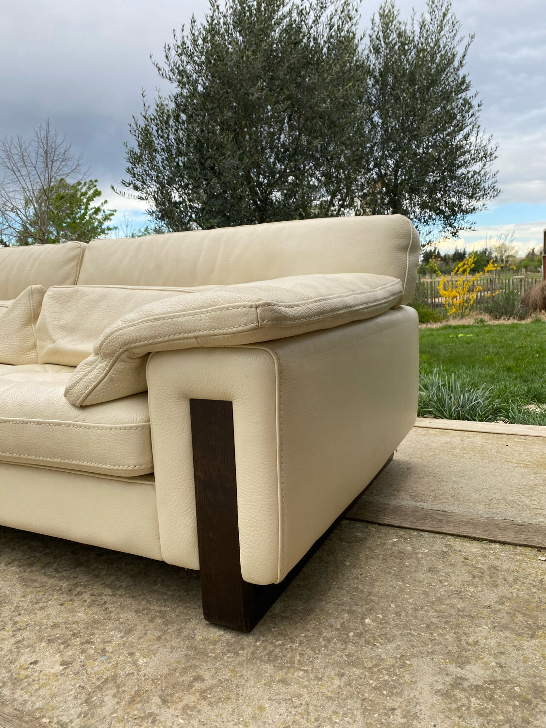 Roche Bobois leather sofa