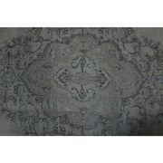 1970s Vintage Persian Handmade Wool Cotton Brown Area Rug 300x380