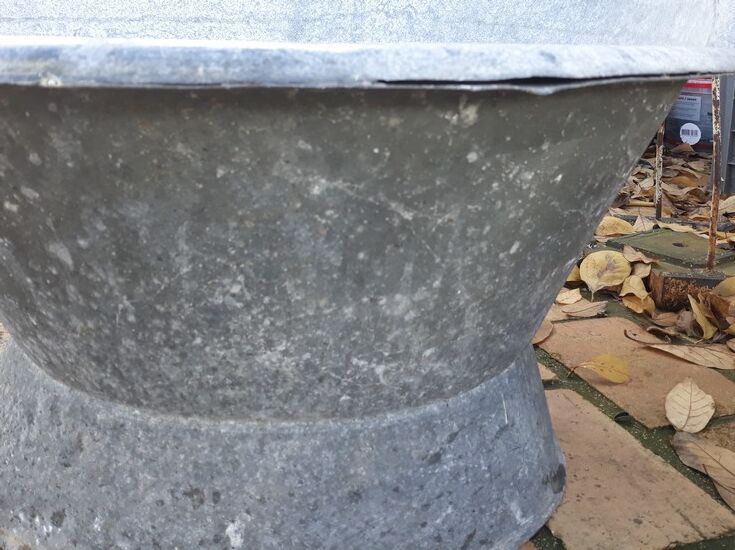 Children's zinc bathtub - End 19th