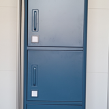 Storage cabinet for bedroom or desk in blue steel (IDASEN IKEA range 2021)