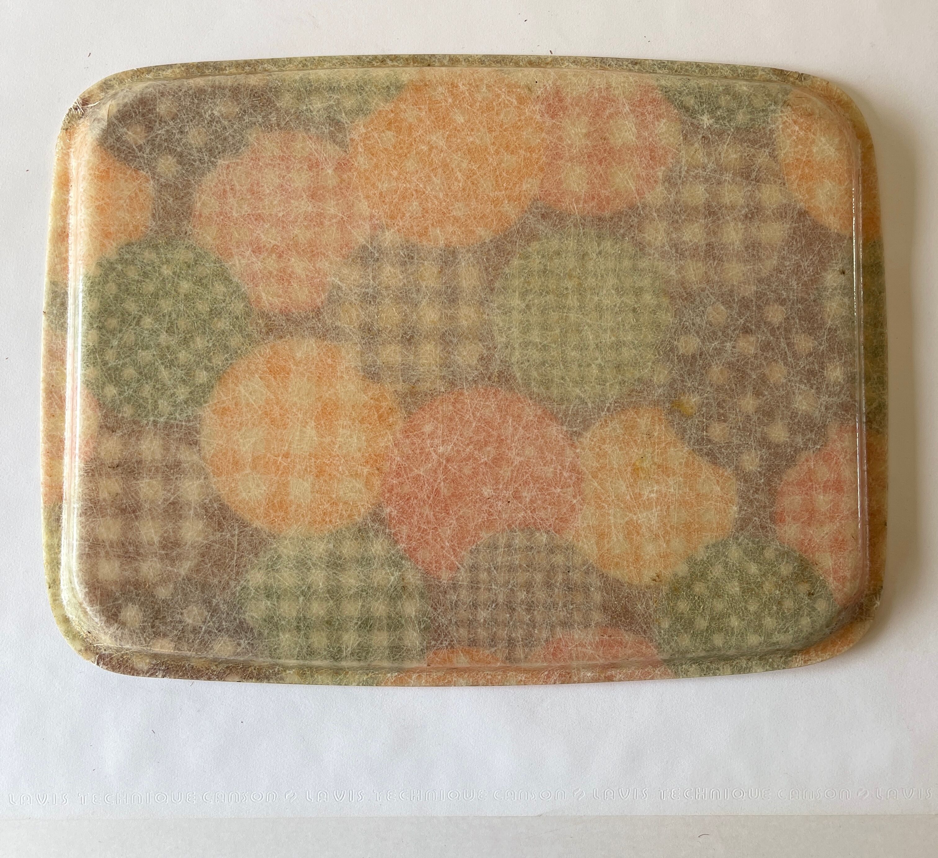 Vintage fiberglass patchwork top 70s