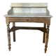 Antique dressing table with white marble top