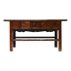 table console en bois ancien