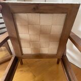 Fauteuil en chêne  par René Gabriel