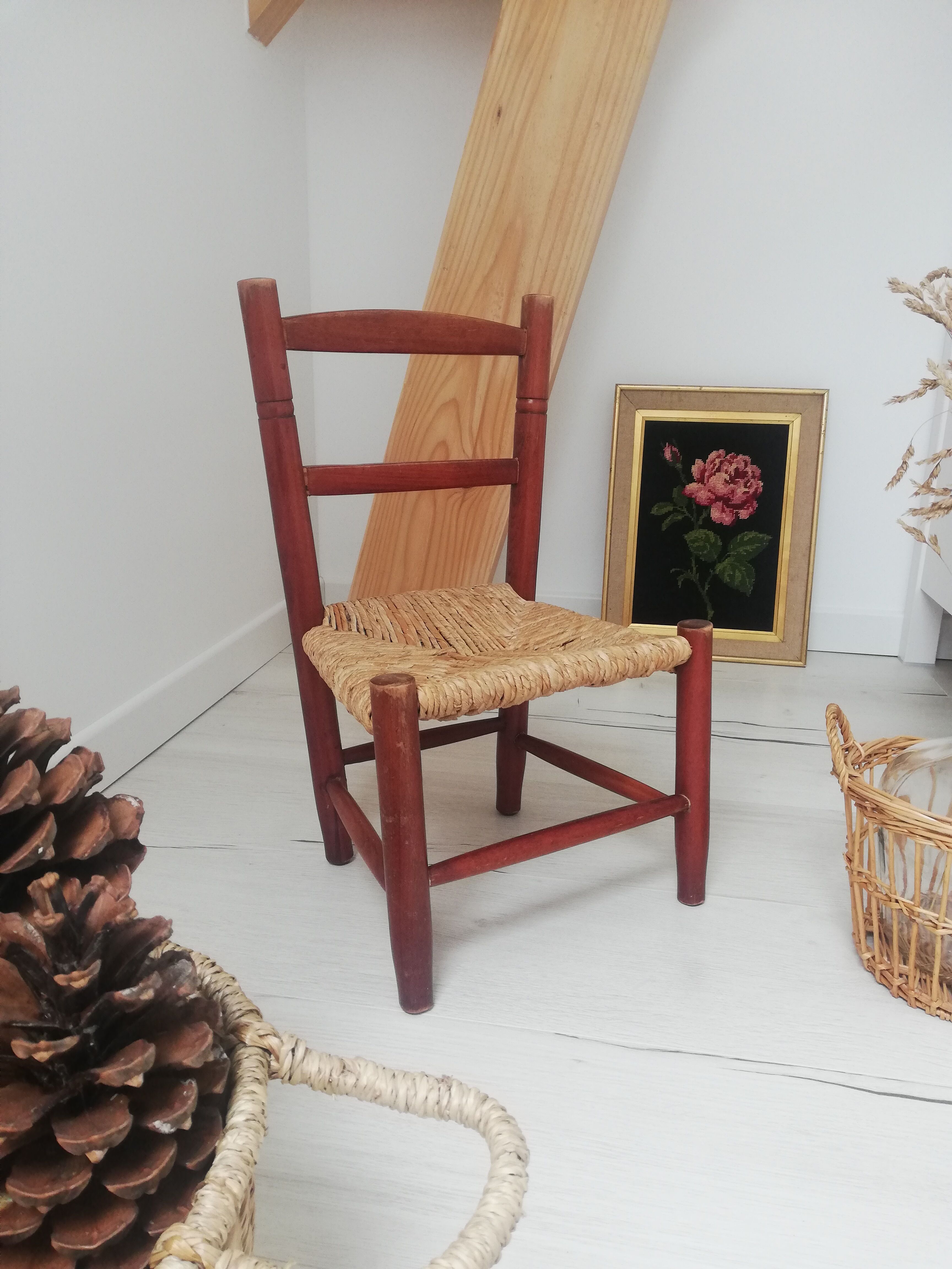 Vintage children's chair