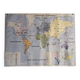 School map / political planisphere and economic planisphere