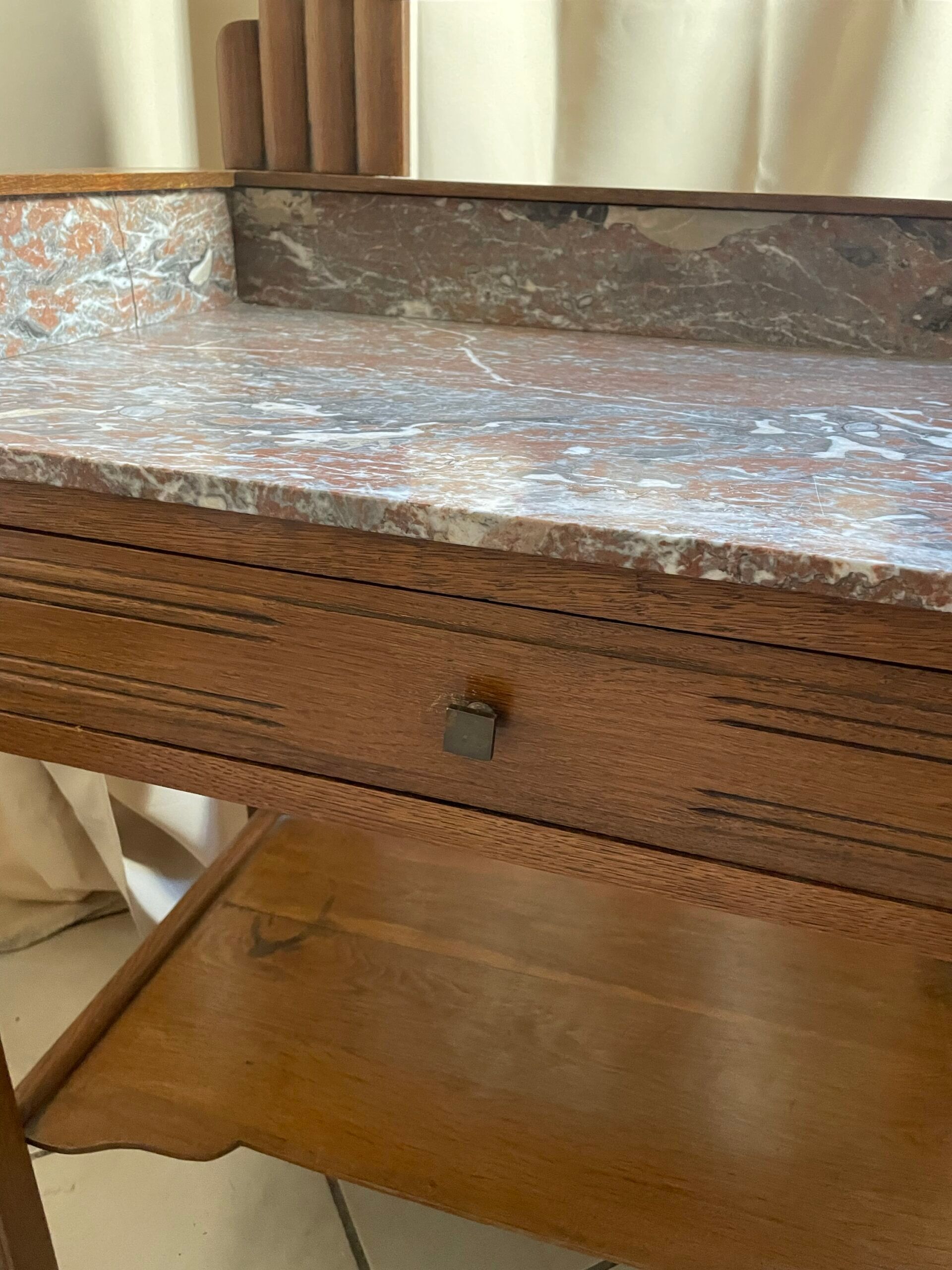 Art Deco oak dressing table
