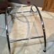 1980 metal and sky vintage long chair