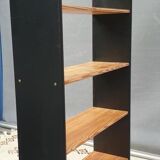 Black two-tone pine shelf