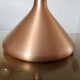 Suspension scandinave cuivre et teck, 80s'