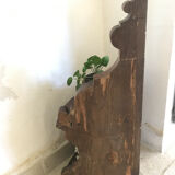 Old carved wooden shelf 75cm