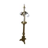 Pique cierge monté en lampe