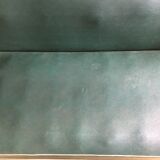 Leatherette sofa bed 60s