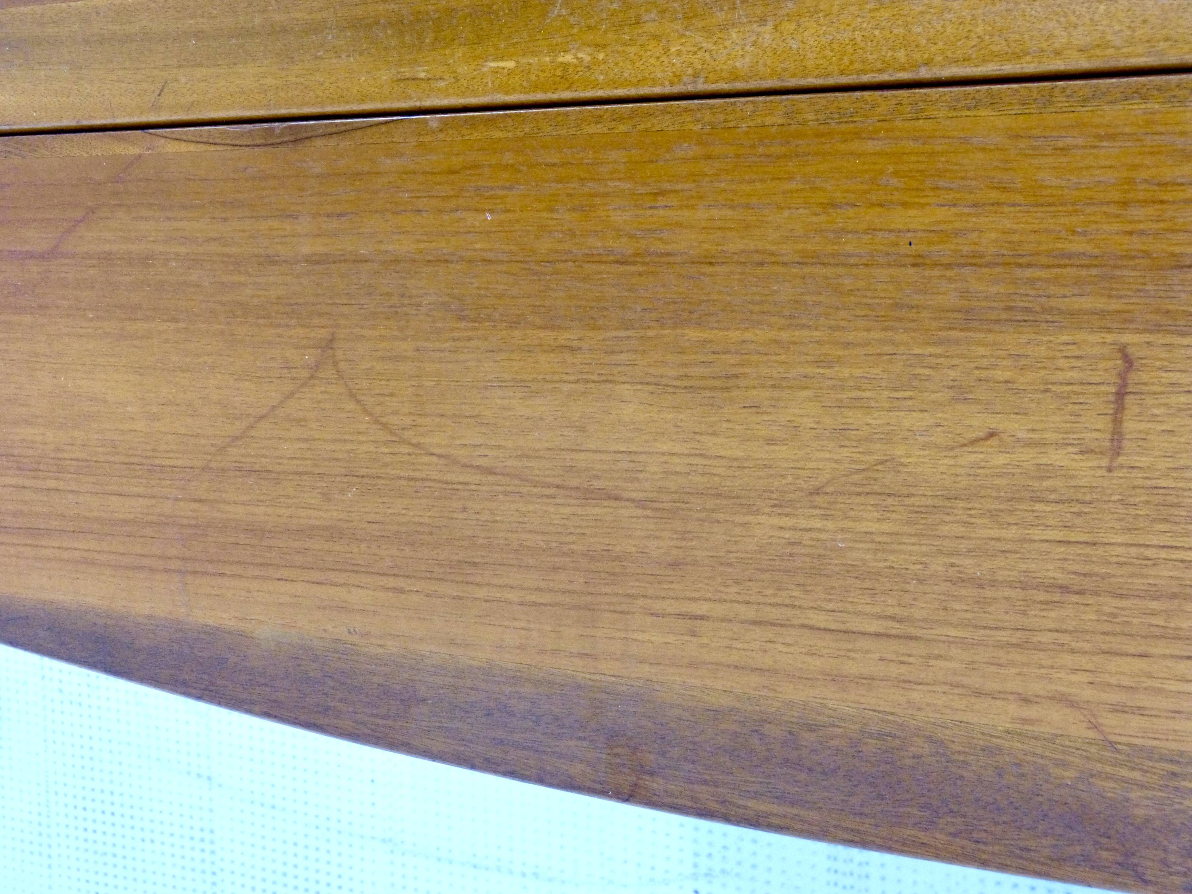 Mid-Century Modern Danish Style Drop Leaf Teak Coffee Table, 1960s