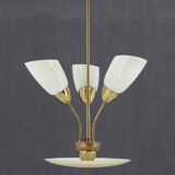 1960s Glass Chandelier by Kamenicky Senov, Czechoslovakia