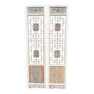 Porte en bois sculptée - portes