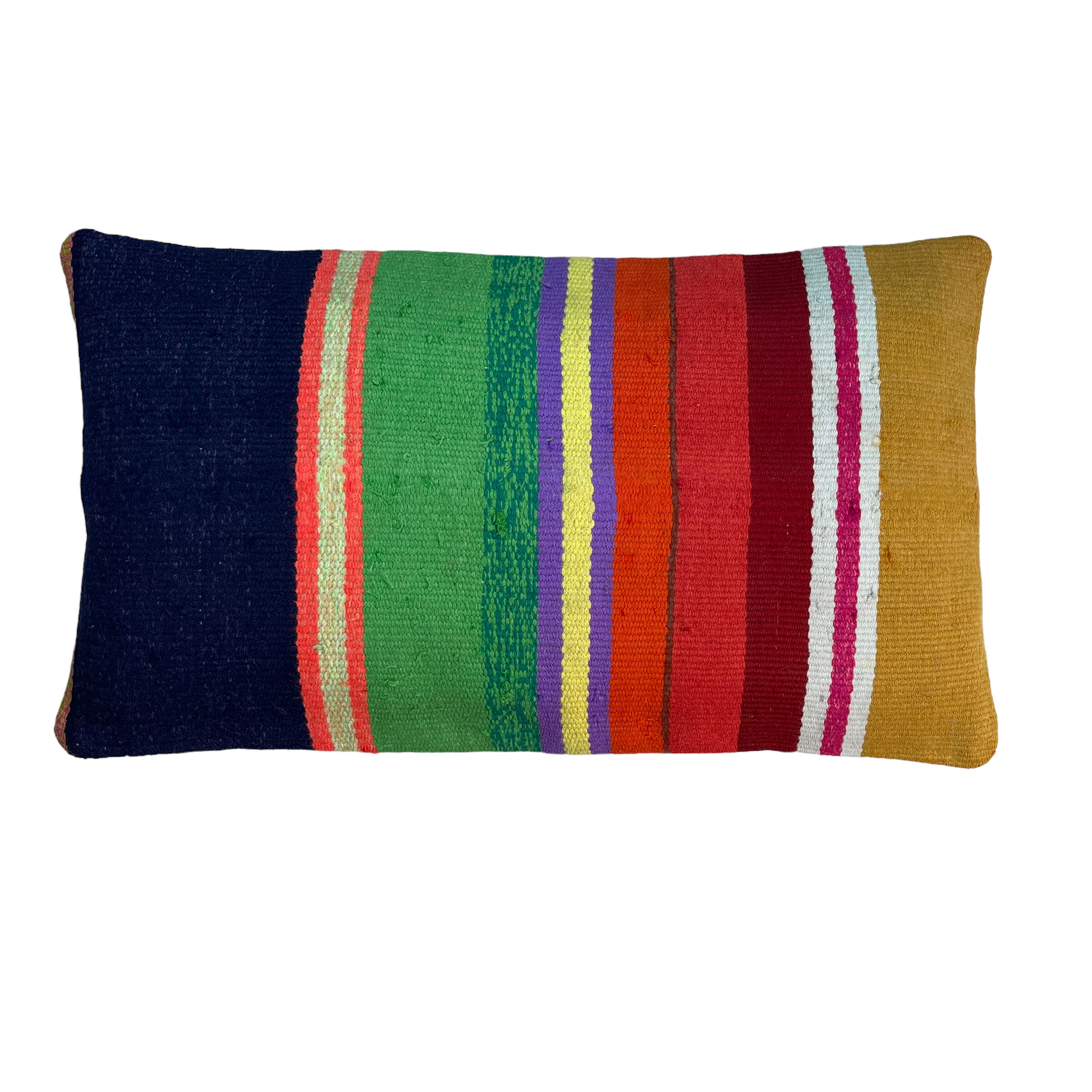 Vintage turkish handmade kilim cushion cover , 30 x 50 cm