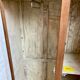 Art Deco solid wood wardrobe