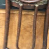 Anciennes chaises bistrot bois courbe