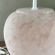 Vintage terracotta lamp base
