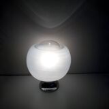 Lampe de Table Vintage • Acier & Verre • Murano • Space Age • 1970