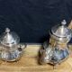 Tableware / Silver plated metal / Shaped pieces (Q): 2 pieces