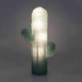 Poliarte Mid-century Modern Murano Glass Water Green Floor Lamp "Cactus"