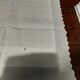 Old white linen pillowcase embroidered monogram ED 65 x 65 cm
