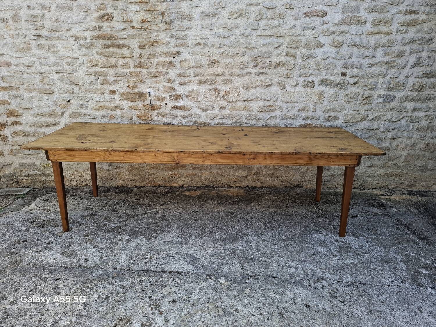 Fir farm table 251 x 85