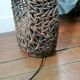 Lamp made of rope and resin - Bohemian, nautical, natural, ethnic.
