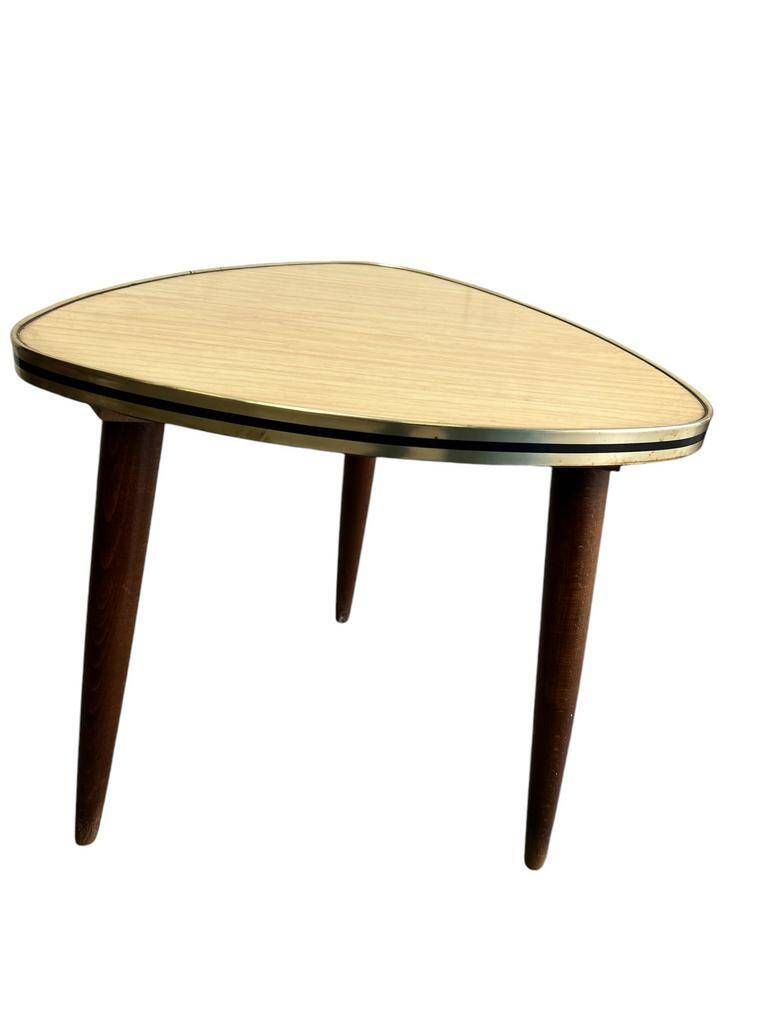 Table d'appoint trépied formica vintage / table végétale | Selency