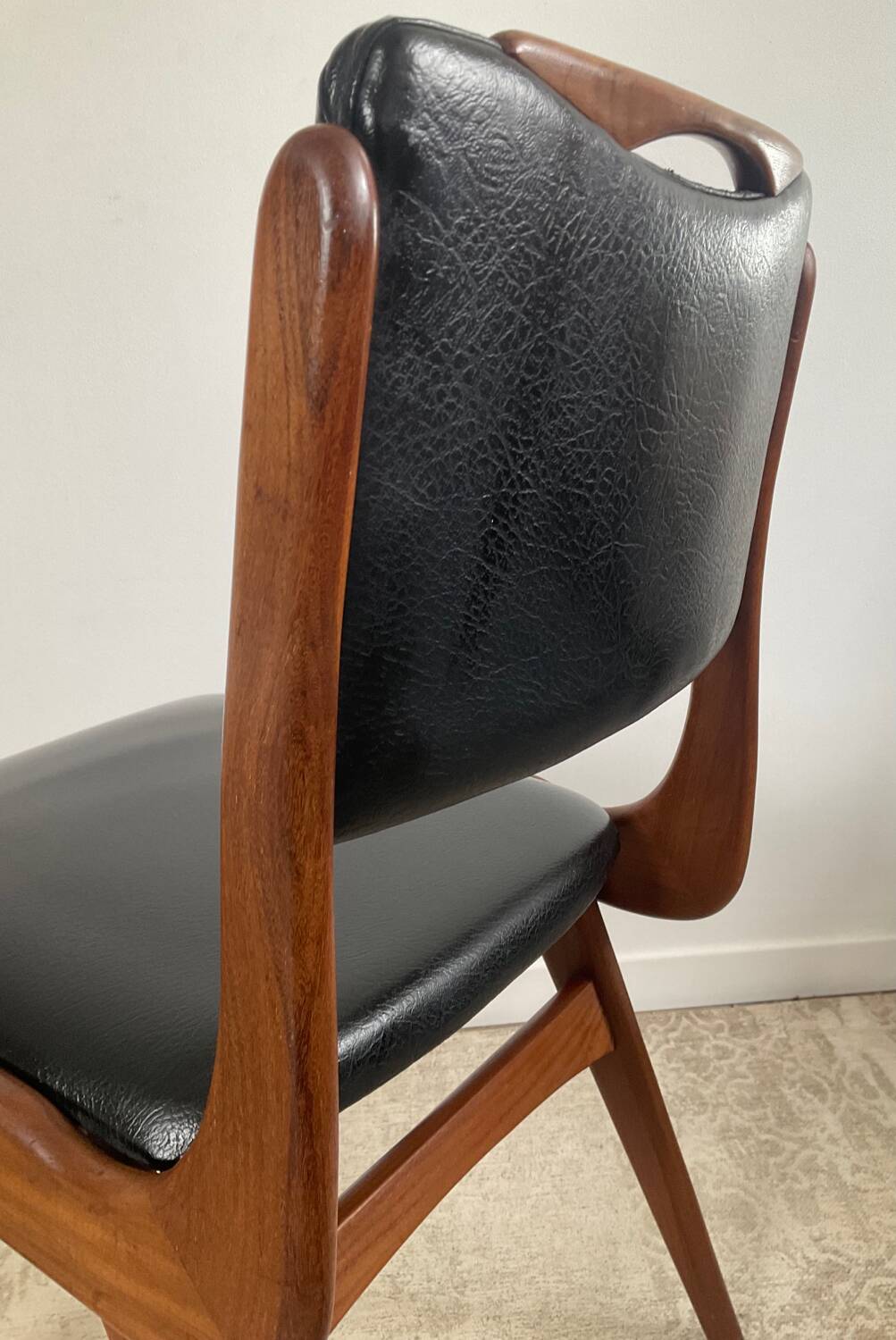Scandinavian chair attributed to Louis Van Teeffelen from the 1960s