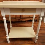 Antique side table with drawer