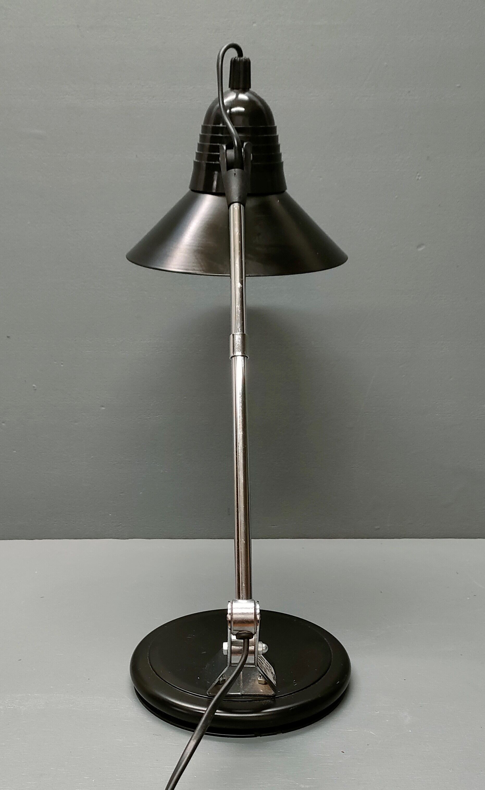 Vintage articulated black architect lamp Luminor ~ 70s ~ France