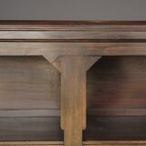 Bibliothèque Art Déco en bois de l'école de La Haye, années 1930