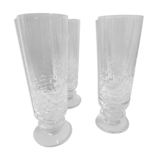4 champagne flute - Vannes crystal