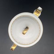 Service à thé/café porcelaine de Limoges blanche et dorure – MPM0724SV1