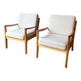 Loungesessel by Ole Wanscher for P. Jeppesen, Set of 2