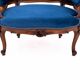 A late 19th-century French bergère armchair. After renovation.