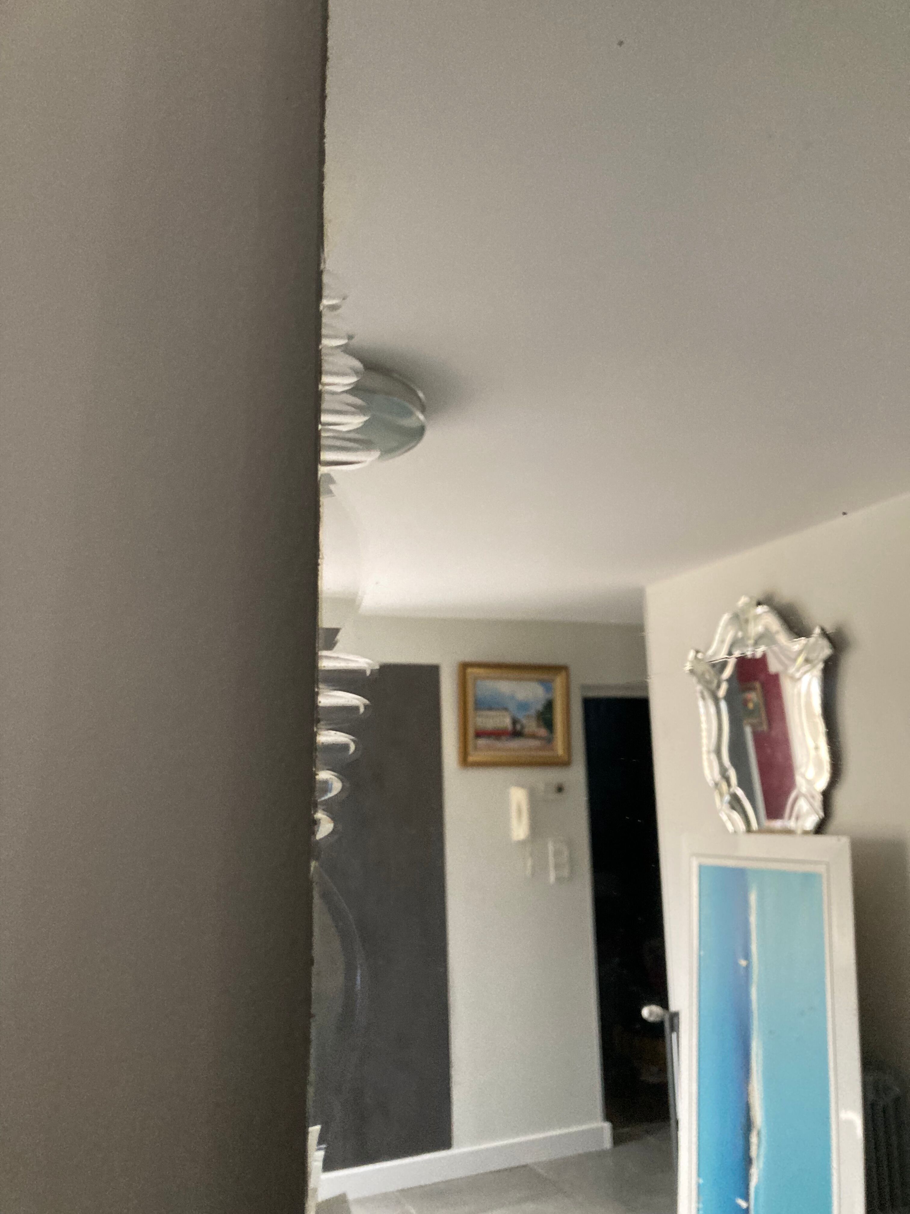 Modern beveled mirror 120x75cm