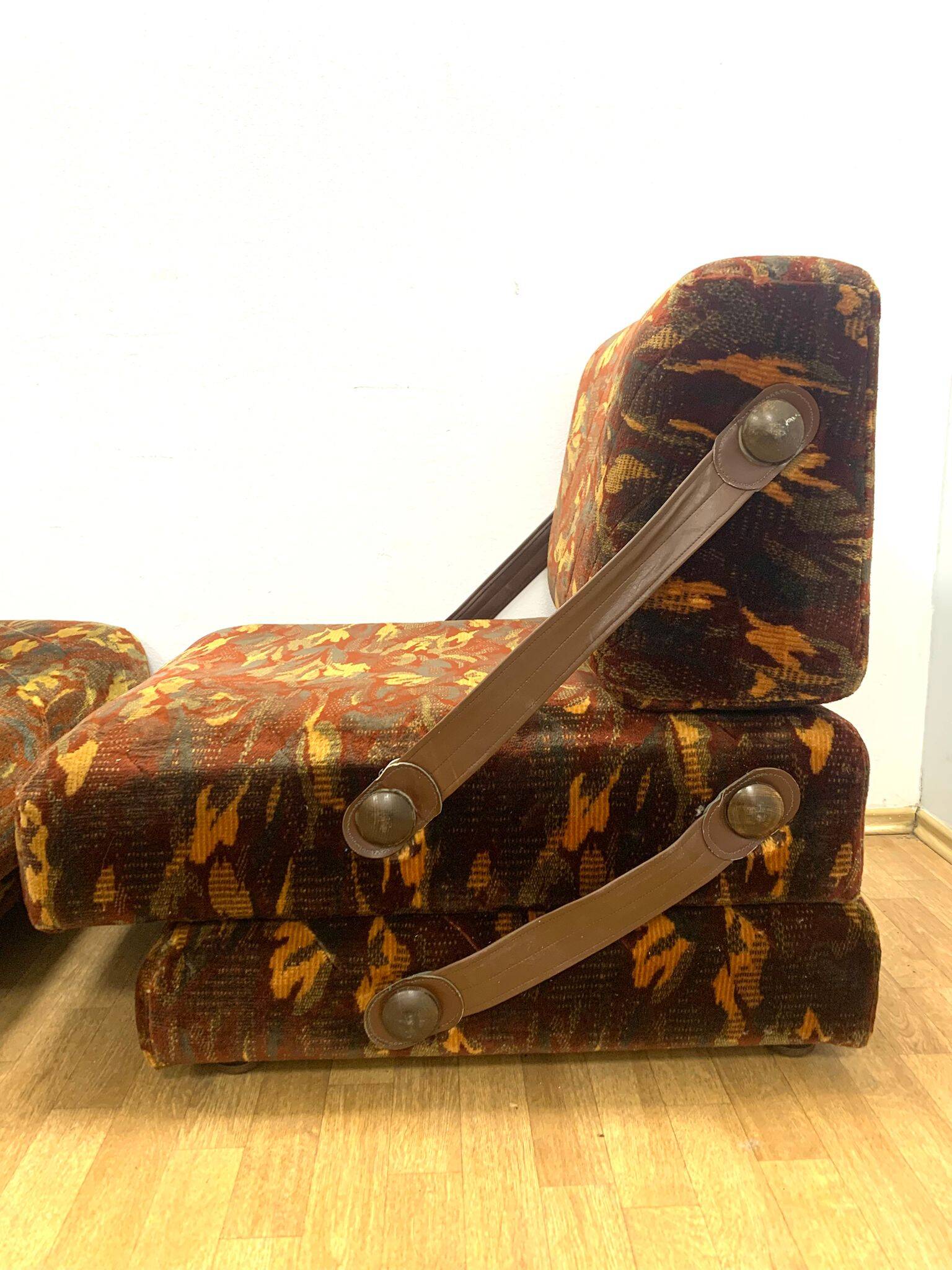 Fauteuils rétro, Tchécoslovaquie, années 1970 (lot de 2)