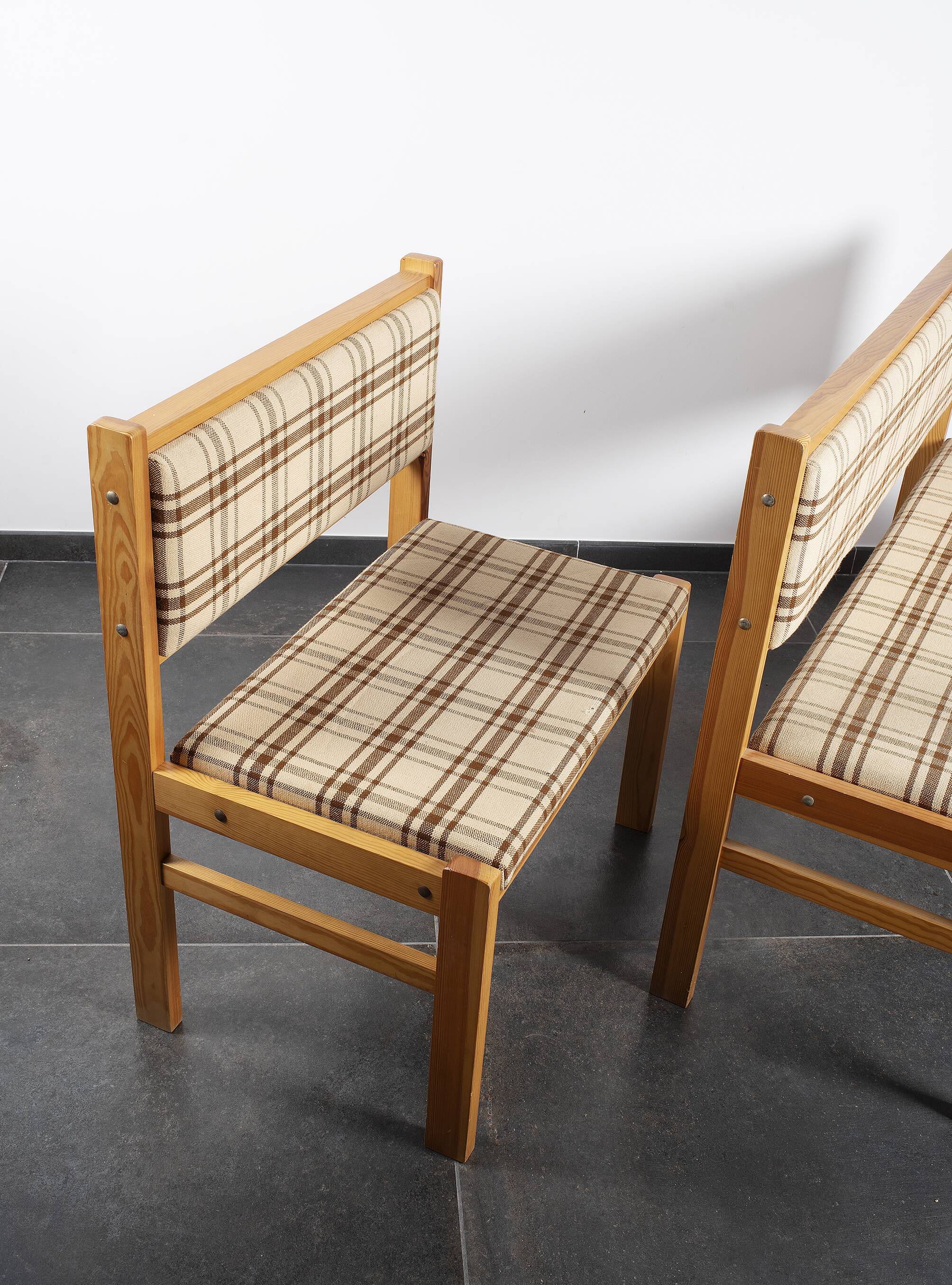 Pair of benches, corner benches, vintage