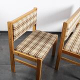 Pair of benches, corner benches, vintage
