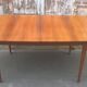 Extendable teak dining table