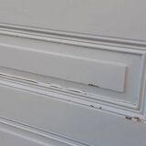 Communication door h216.5x87cm old paneled, molded