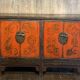 Antique Chinese buffet with 4 doors