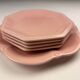 Set of 4 deep plates and 1 Tifanni dish.