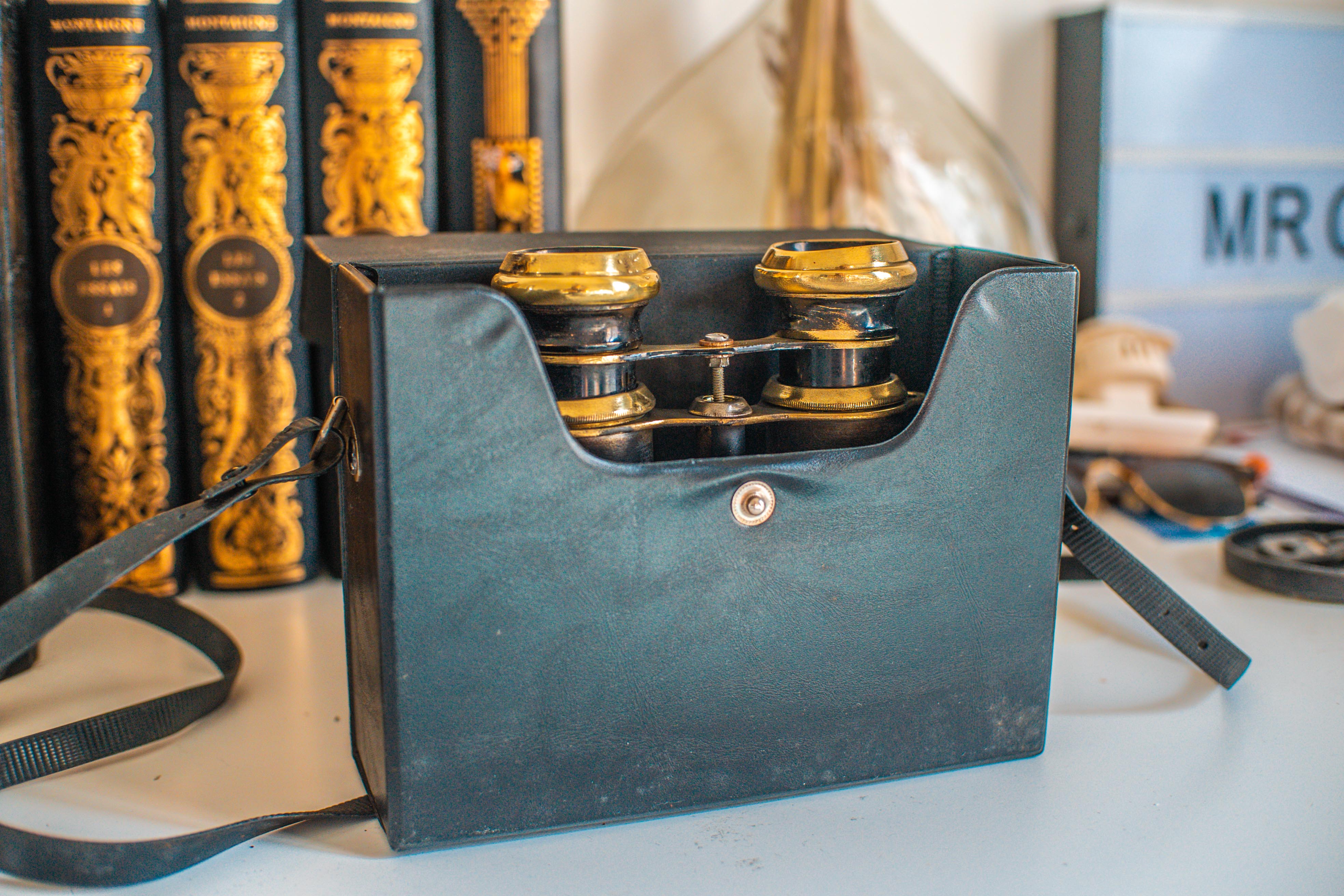 Pair of antique theater binoculars